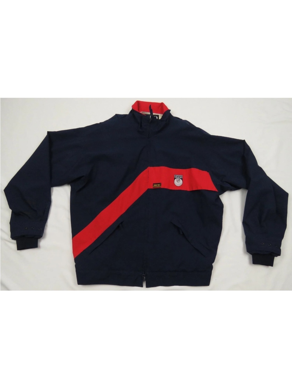 Zero Restriction Wind Rain Golf Goretex Waterproof Full Zip Coat Jacket